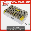 Fuente de alimentación de conmutación de salida doble 120W 5V 24V